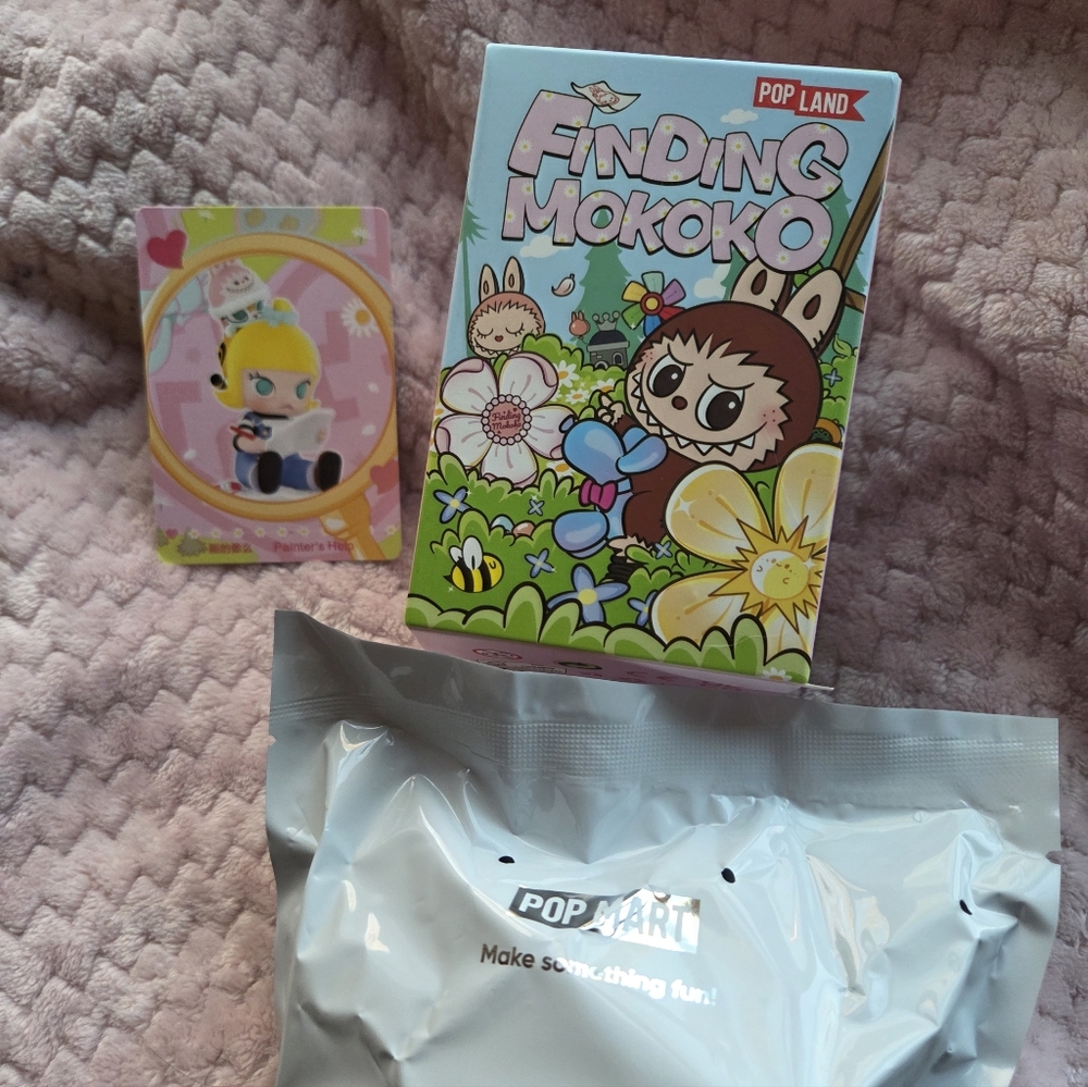 Finding Mokoko Pop Land Figure Popmart Labubu Blind Box Molly